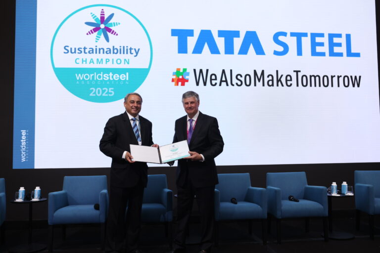Tata Steel Recognised as 2025 Steel Sustainability Champion by worldsteel for the Eighth Consecutive Year