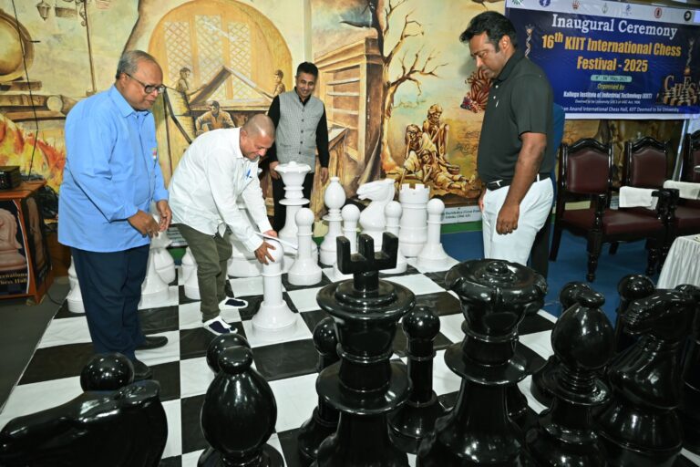 16th KIIT International Chess Festival 2025 Inaugurated at KIIT