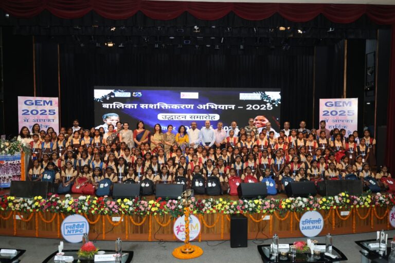 NTPC DarlipaliWelcomes 120 Girl students under GEM- 2025