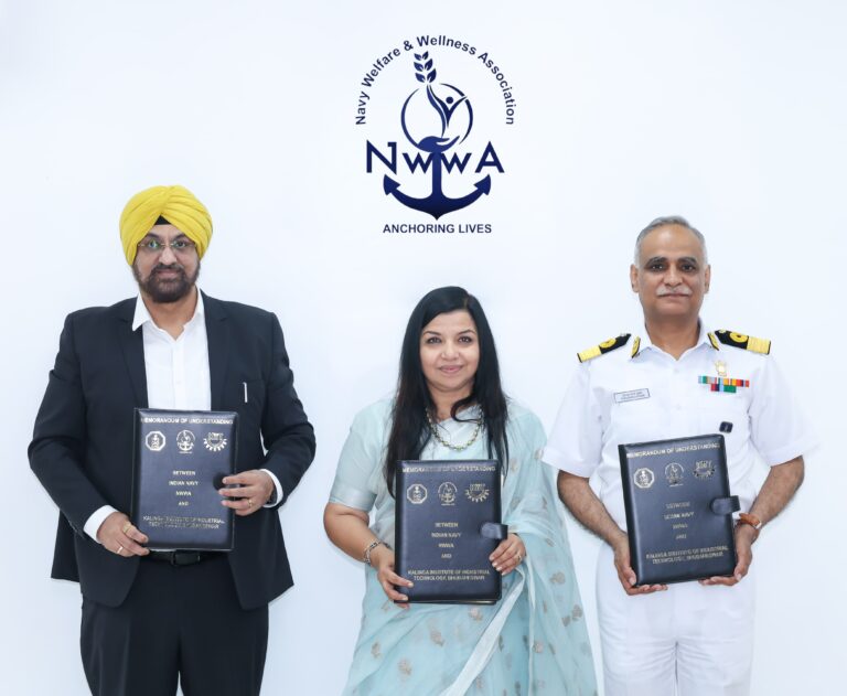 KIIT Signs MoUs with Indian Navy and Coast Guard