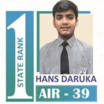 KiiT International School’s Hans Daruka Secures Odisha Rank 1 in JEE Advanced