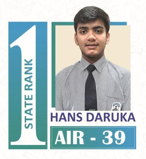 KiiT International School’s Hans Daruka Secures Odisha Rank 1 in JEE Advanced