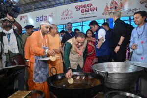 Puri Rath Yatra: Gautam Adani Visits ISKCON Kitchen