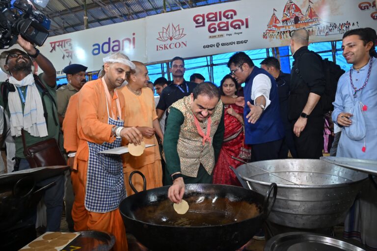 Puri Rath Yatra: Gautam Adani Visits ISKCON Kitchen
