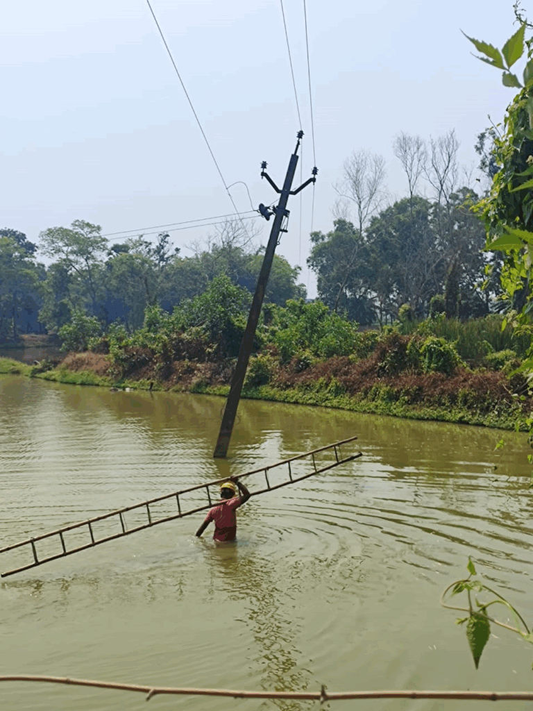 TPNODL Prioritises Electrical Safety During Floods: Employees on Duty Overcoming All Challenges