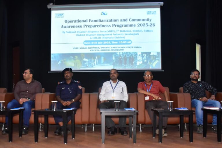 Operational Familiarisation and Community Awareness Preparedness Programme Successfully Conducted at NTPC Darlipali