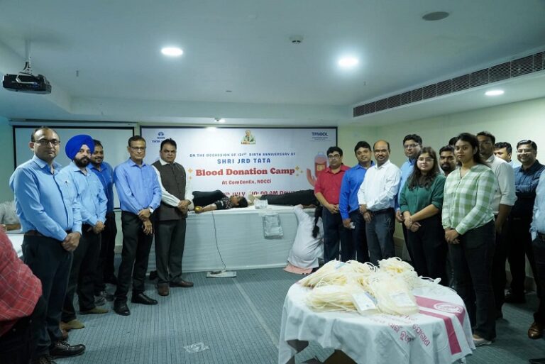 TPNODL Organizes Blood Donation Camp to Mark  Birth Anniversary of J.R.D. Tata