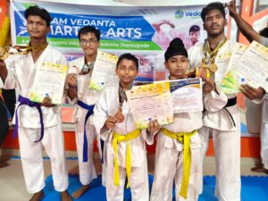 Vedanta Martial Arts Students Shine at the East Zone Karate Championship 2025