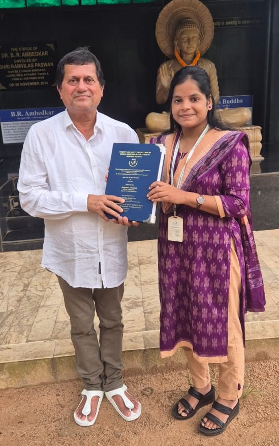 KISS Student Jamini Jhankar Becomes the First Research Scholar from Chuktia Bhunjia Tribe
