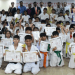 Vedanta Aluminium Empowers Youth through Martial Arts Colour Belt Promotion Exam