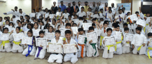Vedanta Aluminium Empowers Youth through Martial Arts Colour Belt Promotion Exam