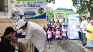 Vedanta Aluminium Handwashing Awareness and Polio Vaccination Campaign