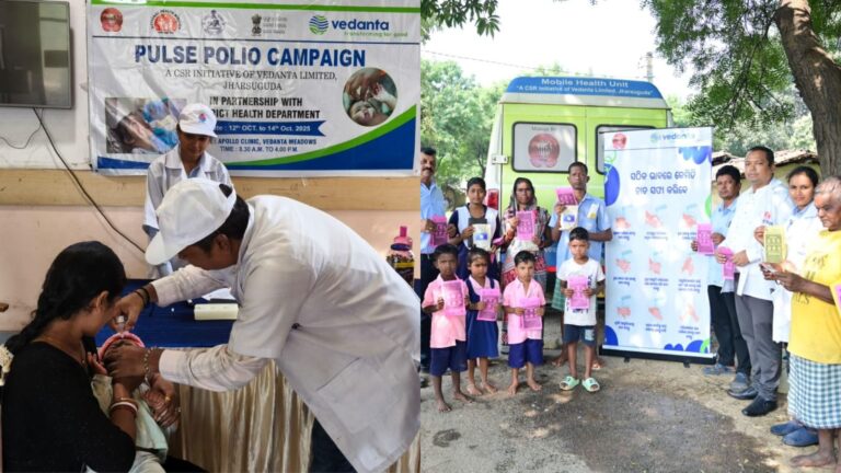 Vedanta Aluminium Handwashing Awareness and Polio Vaccination Campaign
