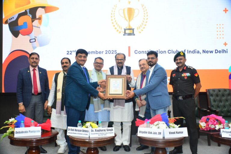 TPCODL Honoured with Premium Gold at Kalinga Safety Excellence National Awards