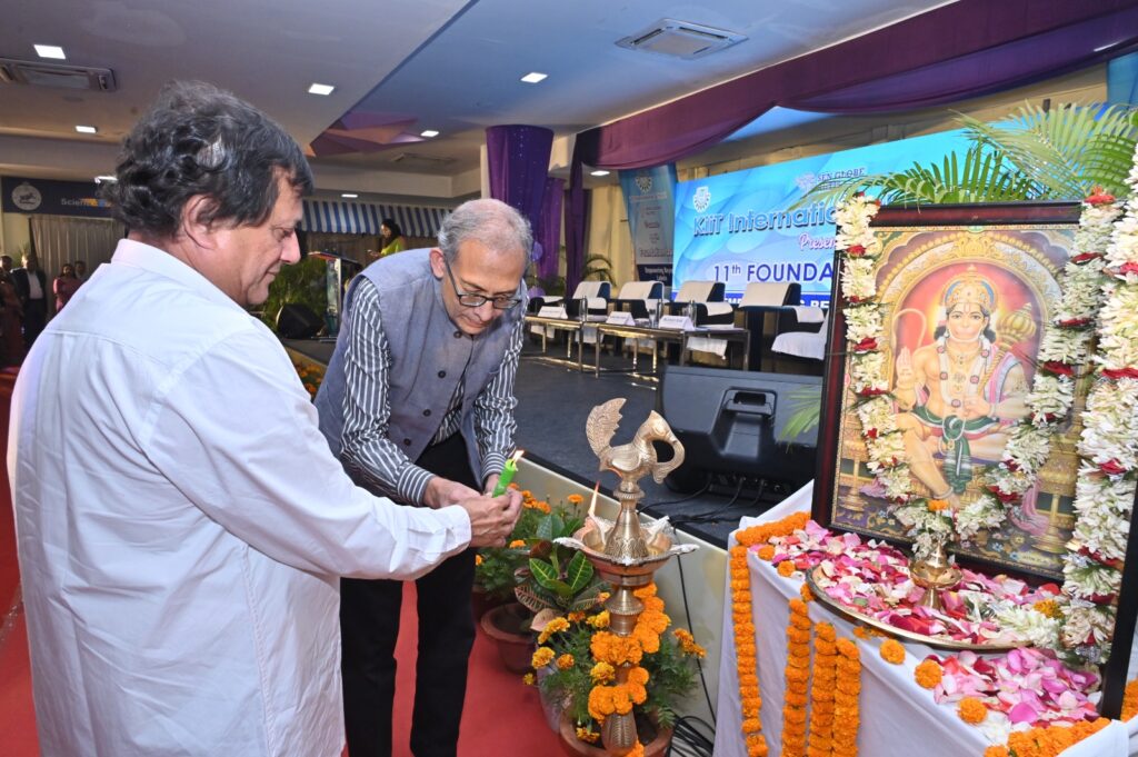 Noble Laureate Abhijit Banerjee Addresses the 11th Foundation Day of KiiTIS SEN Globe
