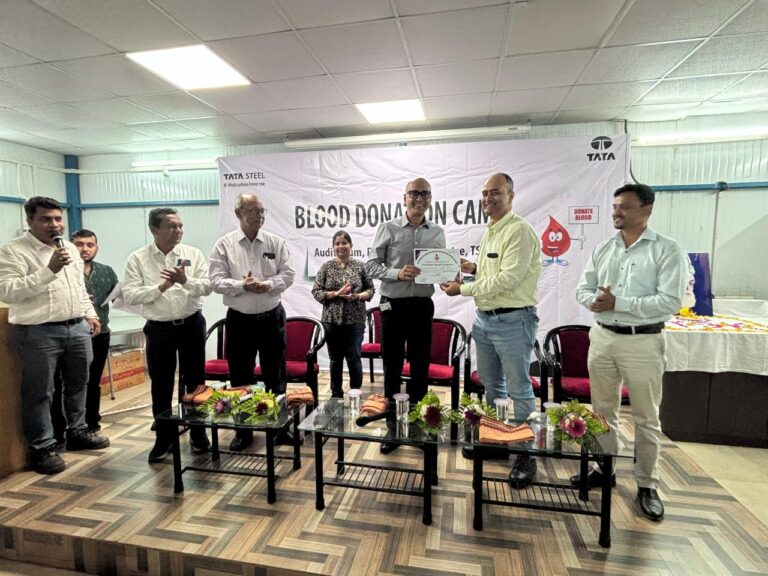Tata Steel Kalinganagar organises Blood Donation Camp