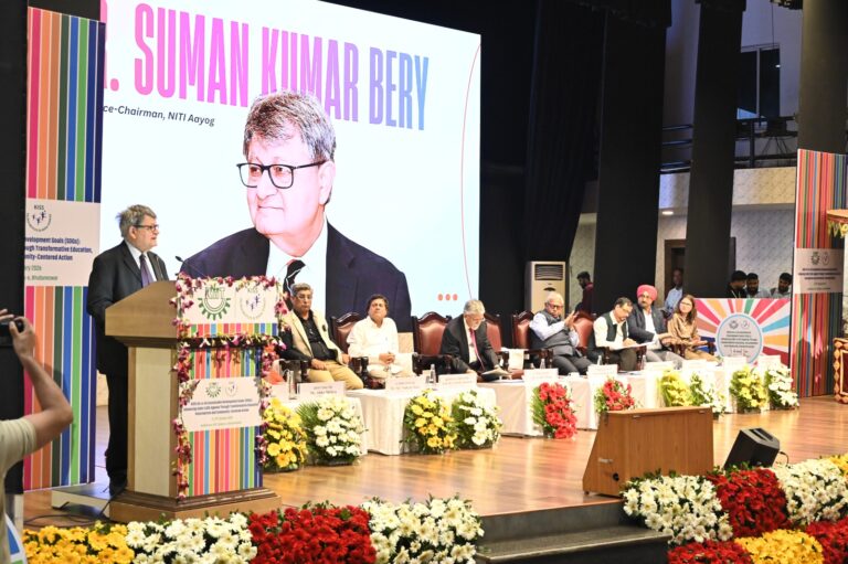 World Admires India’s SDG Localisation Story; NITI Aayog Vice Chairman at KISS