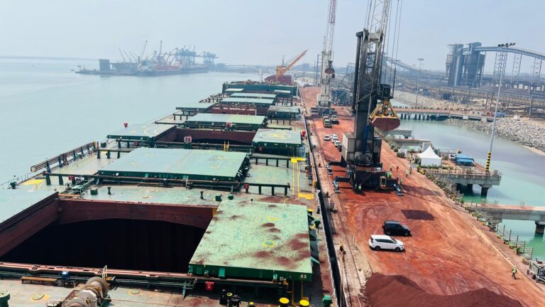 Tata Group Explores Logistics Strategy with Dhamra Port by docking their first Iron Ore Cape Size vessel