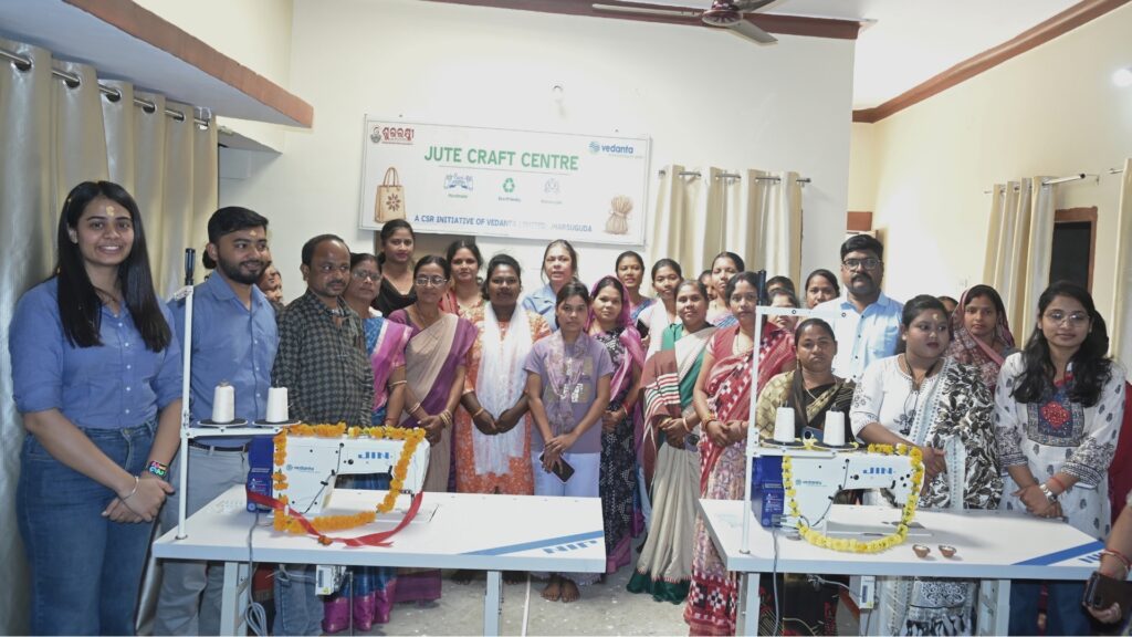 Vedanta Aluminium InauguratesJute Processing Centre Under Project Subhalaxmi