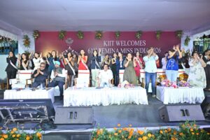 Femina Miss India 2026Participants Arrive at KIIT Campus to Rousing Reception