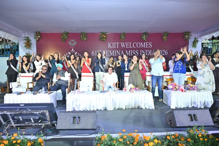 Femina Miss India 2026Participants Arrive at KIIT Campus to Rousing Reception