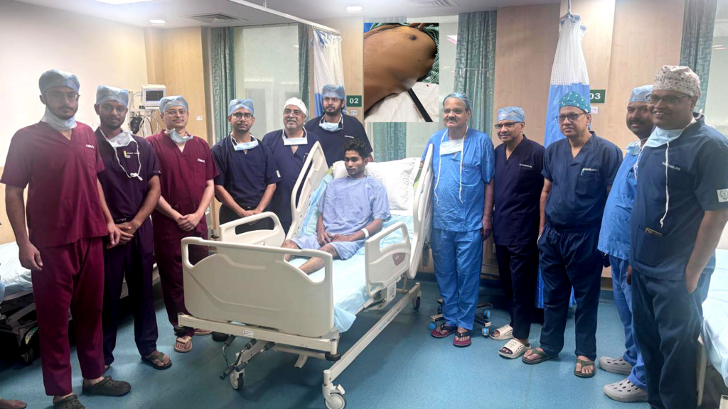 KIMS Bhubaneswar Doctors Save Youth with Arrow Lodged Through Chest